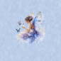 Preview: Sweet fairies Panel Blau